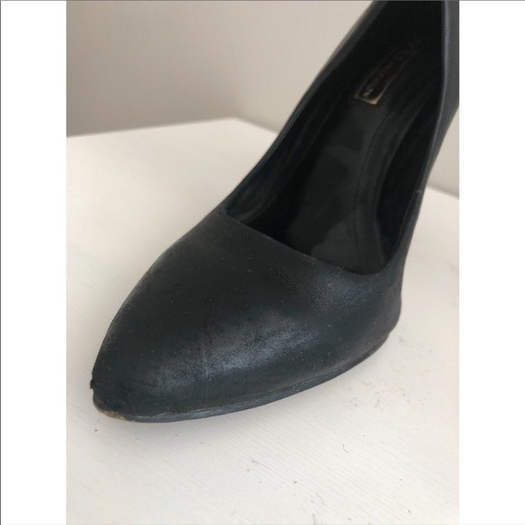 BCBGeneration Black Court Shoes with Zip detail - Picture 5 of 5